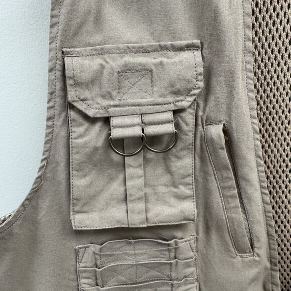 Humvee Size XL Outdoor Shooting Fishing Vest Many Pockets Front Zipper Closure - Picture 8 of 10